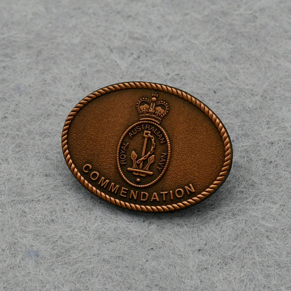 Royal Australian Navy (Level 1 - Bronze) Commendation Badge - Image 2
