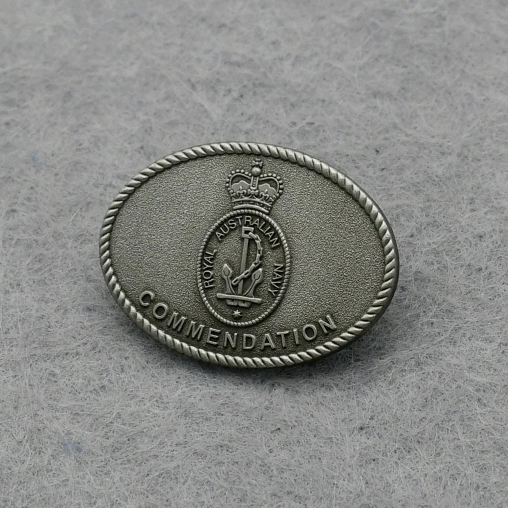 Royal Australian Navy (Level 2 - Silver) Commendation Badge - Image 2