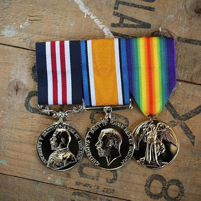 WW1 Duo with Military Medal - Image 5