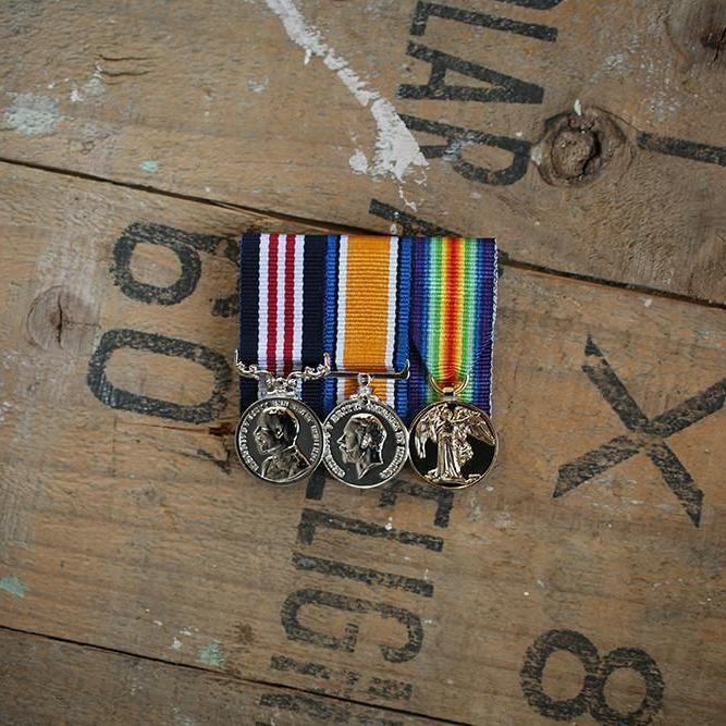 WW1 Duo with Military Medal - Image 6