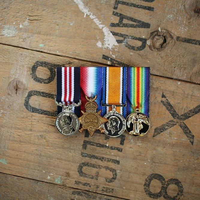 WW1 Trio with Military Medal - Image 6
